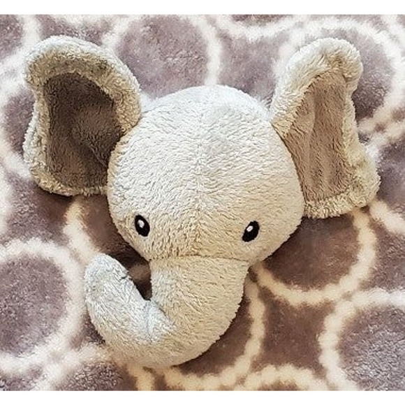 Soft Elephant Snuggle Security Geometric Blanket Lovey Lovie Plush - Picture 5 of 5